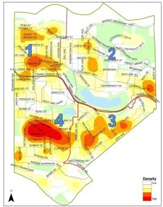 Burnaby Heat Map of Crime