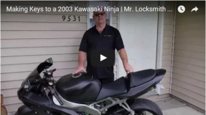 Making Keys to Motorcycles – 2003 Kawasaki Ninja |Mr. Locksmith Motorcycle