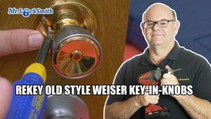 Rekey Old Wesier Key in Knob Locks Coquitlam