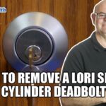 How to Remove a Lori Single Cylinder Deadbolt